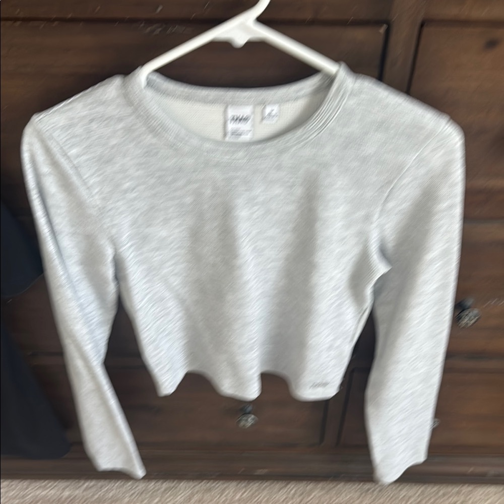 TNA Gray Long Sleeve Top